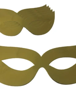 Loups Carton Metallise Libellule Or