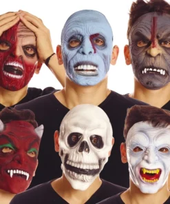 Masque Halloween Adulte Latex Assortis