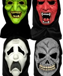 Masque Halloween Visage Complet Avec Cagoule