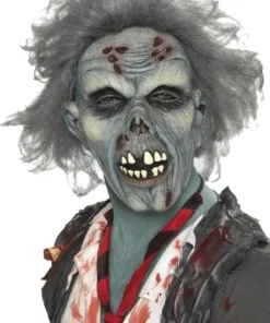 Masque Zombie Cheveux Gris