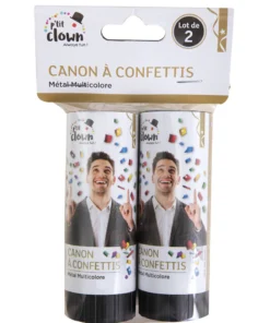 Mini Canons à Confettis Multicolores