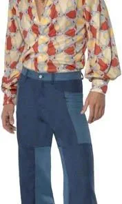 Pantalon Hippie Homme Patchwork