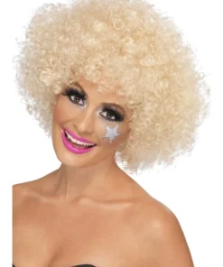 Perruque Afro Funky Blonde