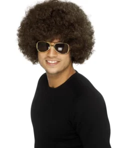 Perruque Afro Funky Marron