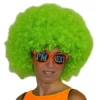 Perruque Afro Verte Adulte