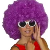 Perruque Afro Violette
