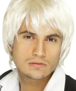 Perruque Année 70 Blond Homme
