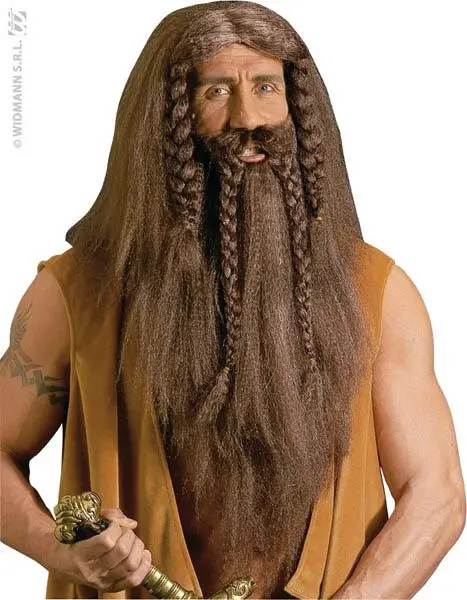 Perruque Barbare Adulte 1 Perruque Barbare Adulte