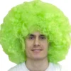Perruque Big Afro Verte Adulte