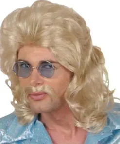Perruque Blonde Pour Homme Année 70