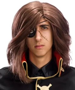 Perruque Capitaine De L'Espace Avec Poche Oeil