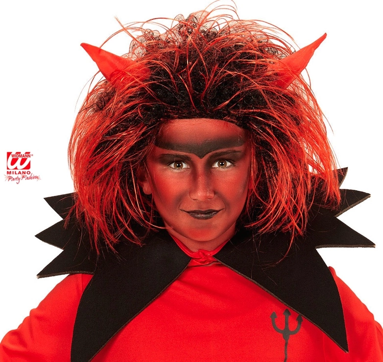 Perruque Démon Enfant 1 Perruque Démon Enfant