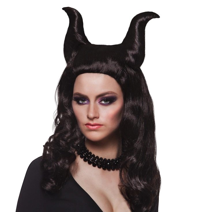 Perruque Démon Noire 1 Perruque Démon Noire