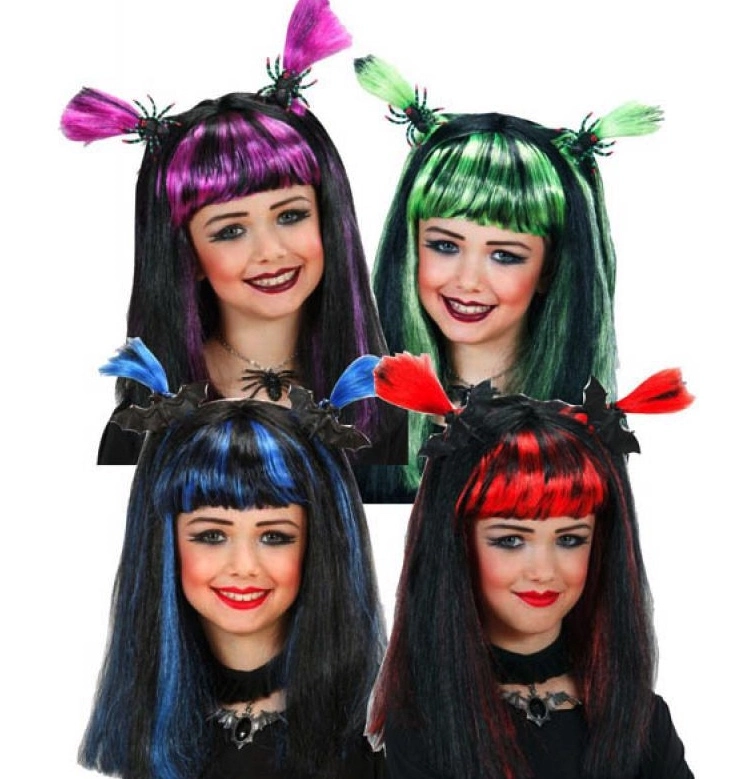Perruque Halloween Fille 1 Perruque Halloween Fille