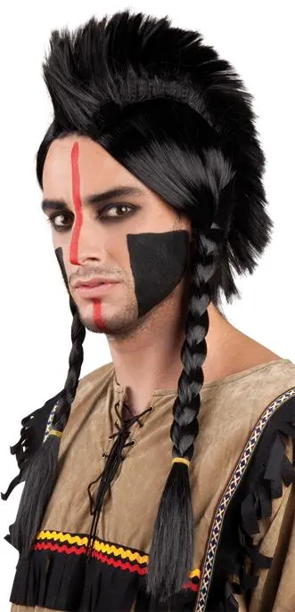 Perruque Indien Mohwak 1 Perruque Indien Mohwak