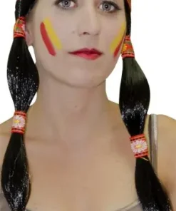 Perruque Indienne Avec Nattes