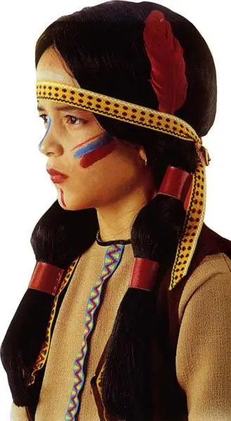 Perruque Indienne Enfant 1 Perruque Indienne Enfant