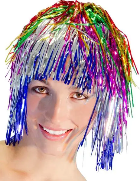 Perruque Métallisée Multicolore 1 Perruque Métallisée Multicolore