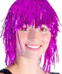 Perruque Métallosée Rose