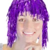 Perruque Métallisée Violette