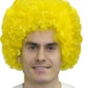 Perruque Pop Jaune Super Luxe