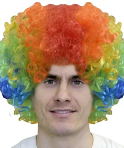 Perruque Pop Multicolore Super Luxe