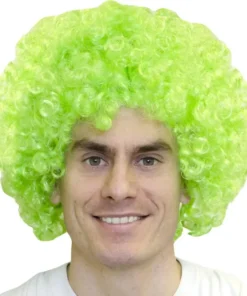 Perruque Pop Verte Pas Cher