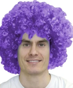 Perruque Pop Violette Super Luxe