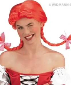 Perruque Rousse à Nattes