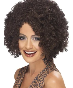 Perruque Scary Power Brune