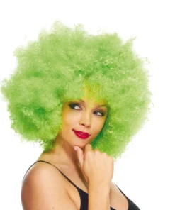 Perruque Super Afro Vert