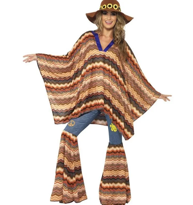 Poncho Hippie Femme 1 Poncho Hippie Femme