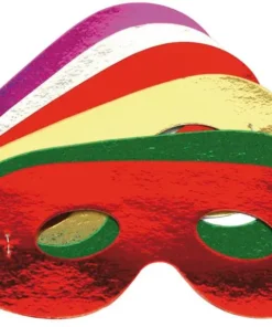 Sachet De 12 Loups Carton Métallisés