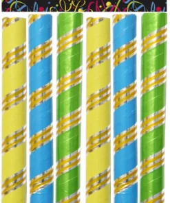 Sachet De 6 Sarbacanes Métallisées