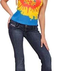 T-shirt Hippie Tie Dye Femme